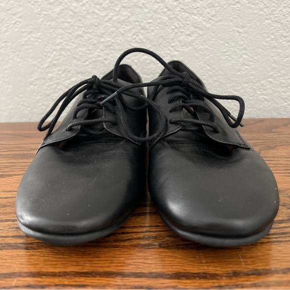 Fitflop Black Lace Tie Up Adeola Derby Oxfords Size 10 - Picture 5 of 9